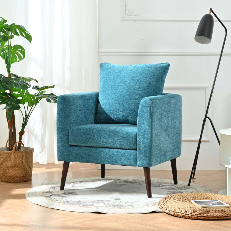 Teal accent chair discount